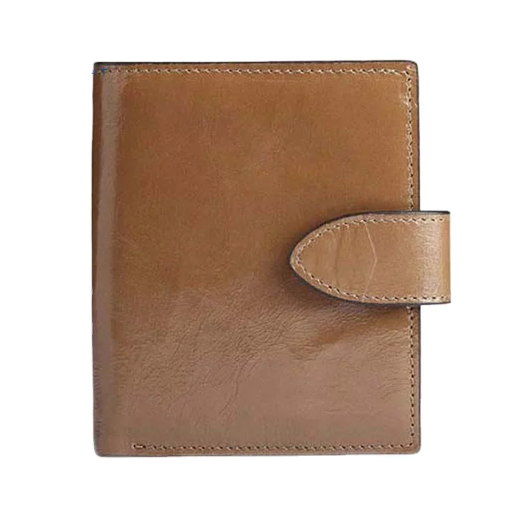 

Blu flut full grain cowhide luxury business purse Card Holder short wallets for men, Blue, brown and custom