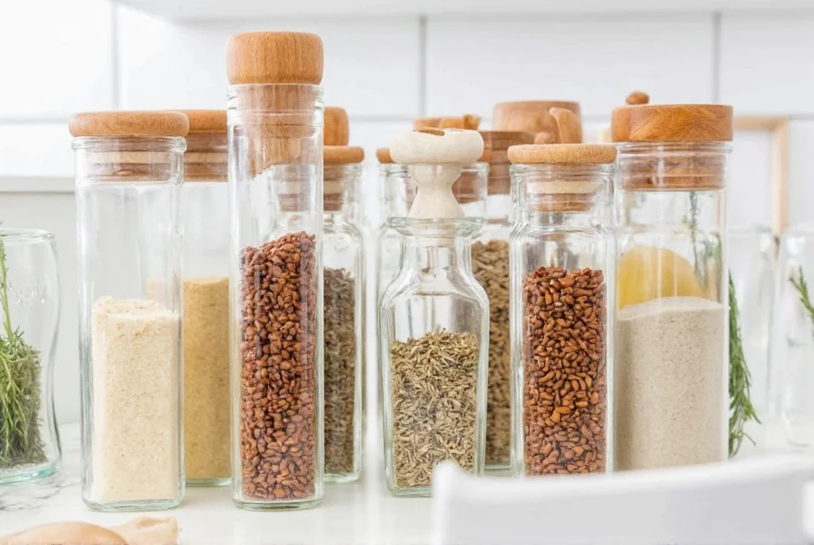 Comparison of rosemary products in jars