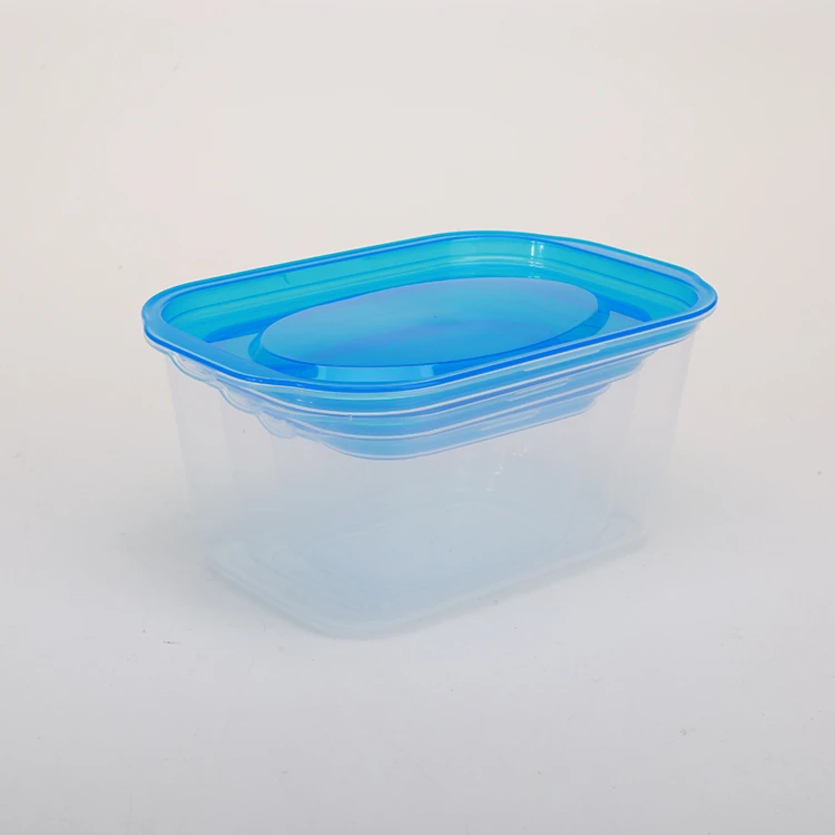 Transparent dry food storage box 3pcs plastic food containers sets