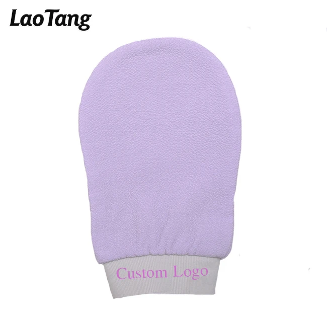 

LaoTang OEM&ODM Daily Deeply Cleansing Premium Quality Exfoliating Bath Mitt Body Scrubber Gloves