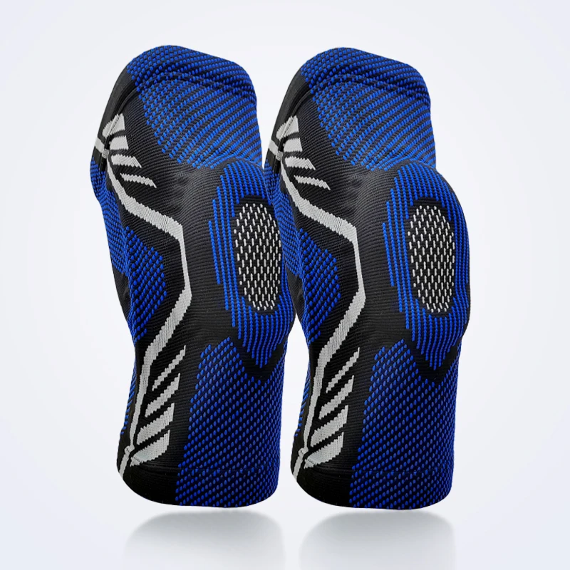 Athletes Gym Sport Protection Patella Knee Strap Knee Brace With Side Stabilizers Sport Kneepad Sleeve Support
