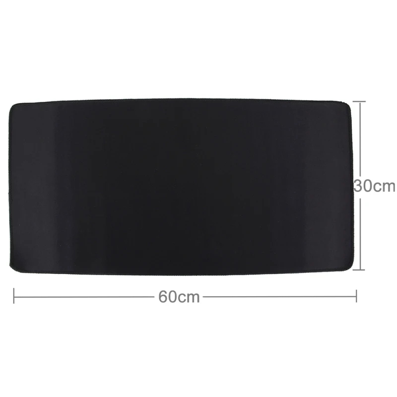 

Most popular 60cm x 30cm Extended Large Solid Black Color Gaming and Office Keyboard Mouse Pad