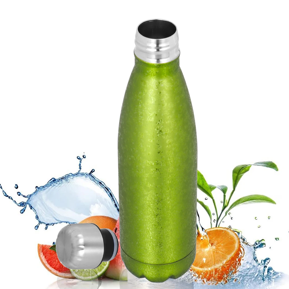 

The new process Stainless Steel Insulation Double Wall Bottle Cola Shaped Water Bottle, Customized color