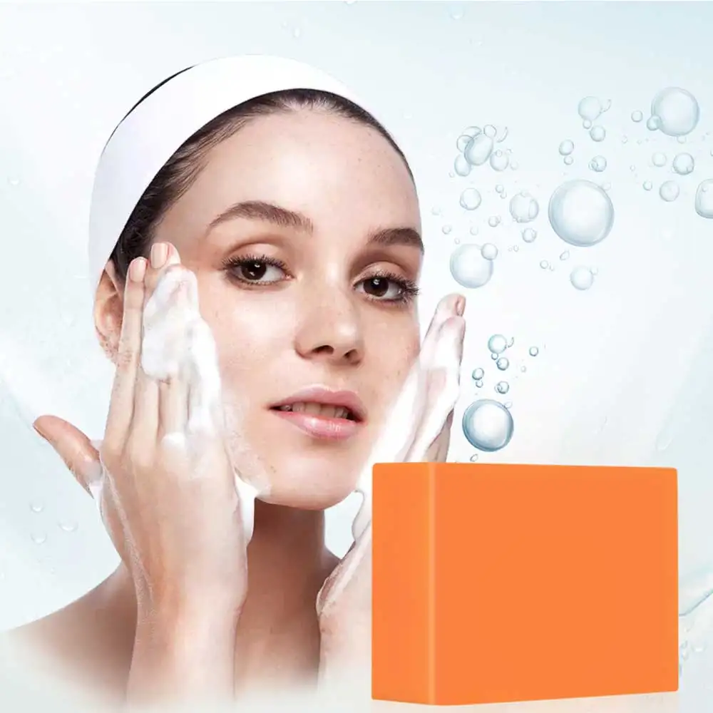 

2021 Kojic Acid Soap Moisturizing Olive Oil Soap Pemutih Badan Skin Cleansing Whitening Blanchissant Savons Natural Bath Soaps