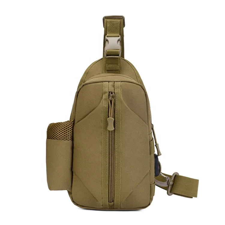 

AJOTEQPT Outdoor Chest Bag Female Multifunctional Water Bottle USB Shoulder Bag