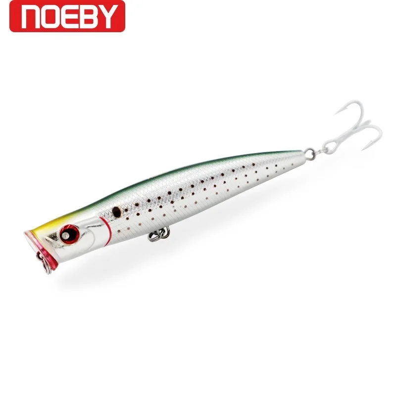 Artificial Bait 155mm 52g Topwater Fishing Popper Lures  with VMC Hooks Fishing Lures