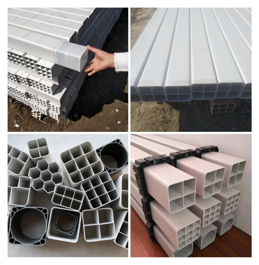 Large Diameter Sizes 200mm Plastic Rectangular Square Pvc Drainage Pipe