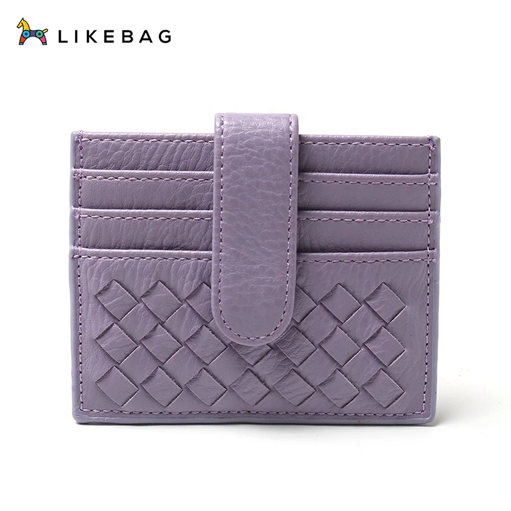 

LIKEBAG 2021 new product hot sale soft fashion casual coin purse with braid