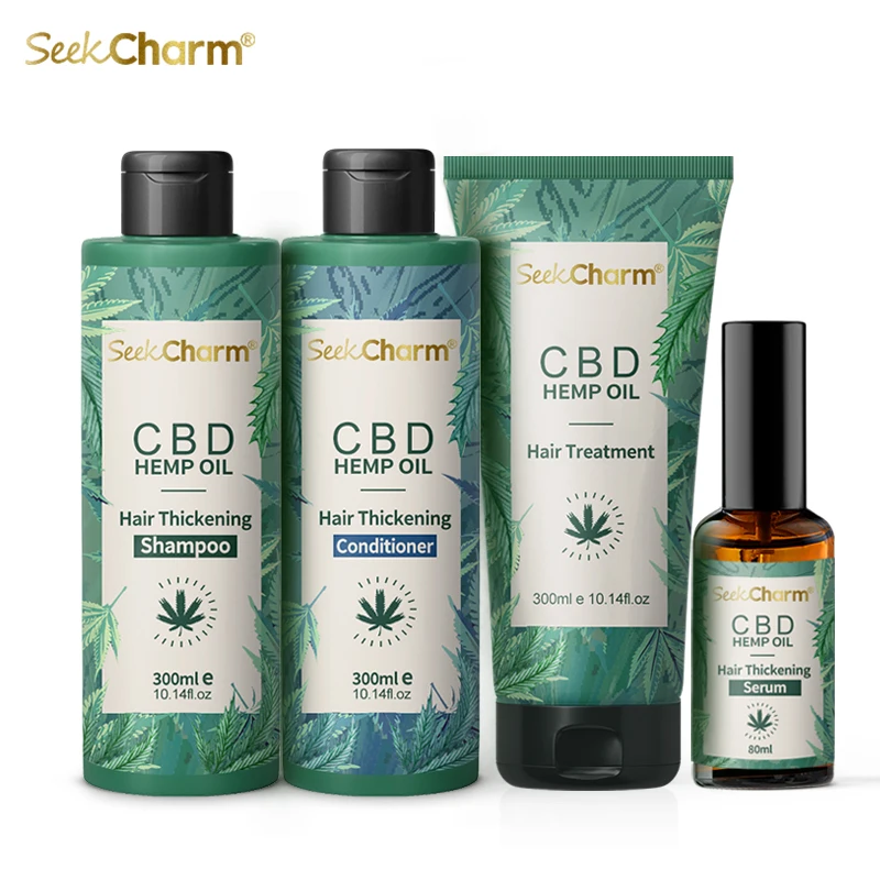 

Private Label Organic 100% Natural CBD Hemp Seed Essential Oil Extraction Hair Shampoo And Conditioner Set
