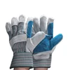 10.5 inch cow split leather combination safety work gloves