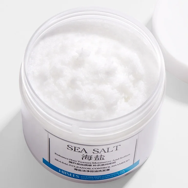

2021 New Anti-Dandruff Repairing 250g Sea Salt Sodium Hyaluronate Oil-Control Hair Shampoo Deep Cleansing Nourishing Smoothing