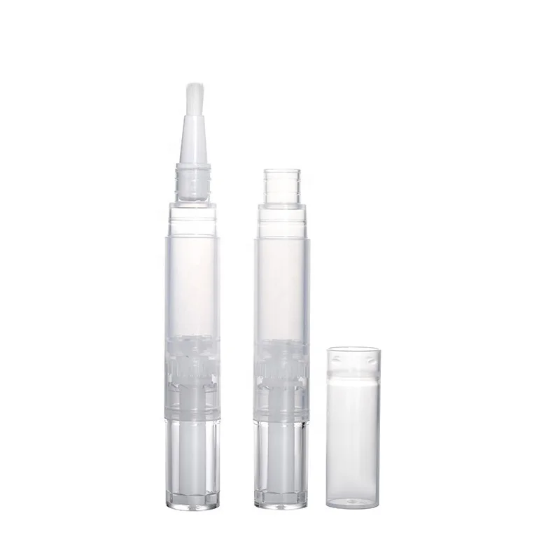 

1.5ml 2ml 3ml 4ml 5ml Lip Gloss Tube Container Empty Cuticle Oil Nail Polish Twist Pen with Brush