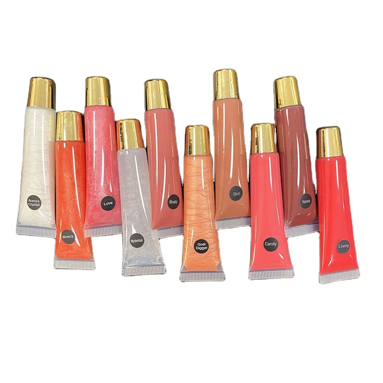 

Whole Sale Ladies Shine Beautiful Hydrating Moisturizing Soothing Super Glossy Lip Gloss, Can choose colors from our color card