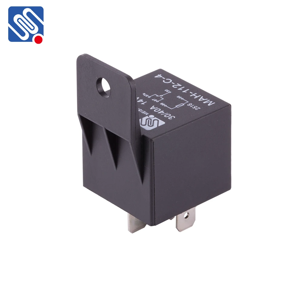 Meishuo JD1915 Relay MAH-124-A-3 4Pin 24V 40A Automotive Security Power Plug Relay Auto Relay 30a