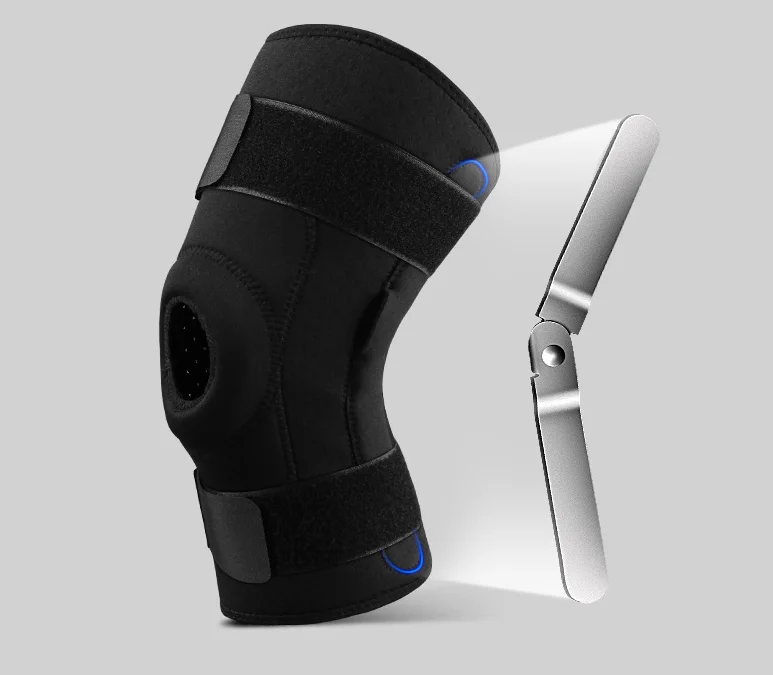 

Huanwei Neoprene Elastic Knee Support Belt With Adjustable Strap Medical Compression Knee Brace