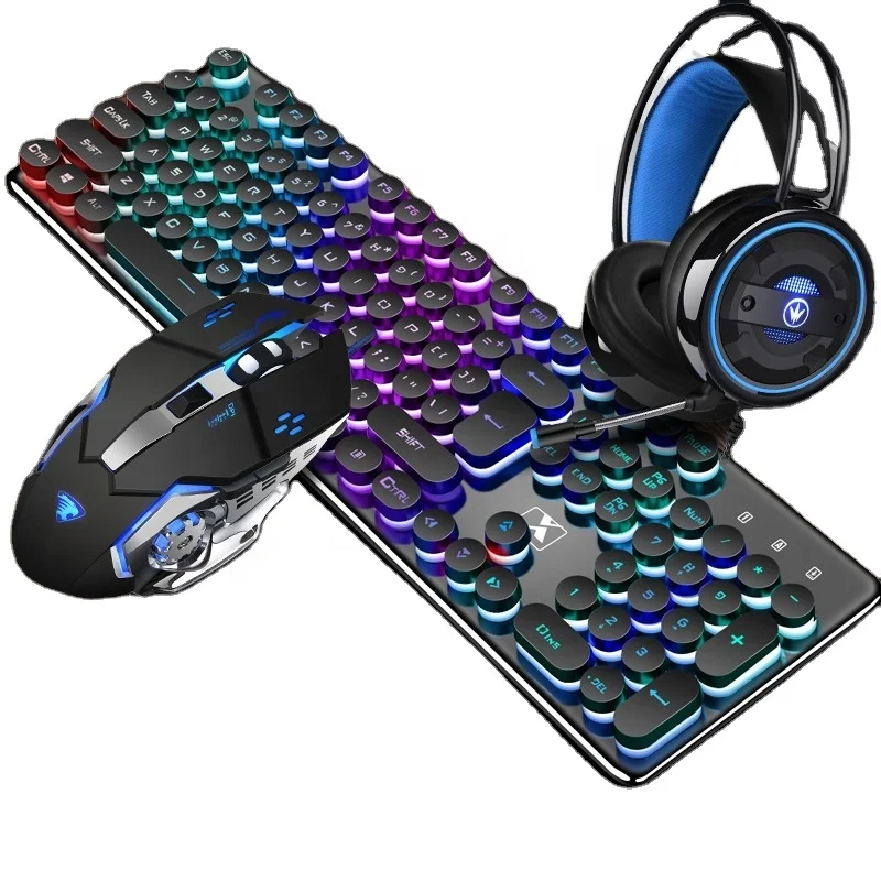 

Wholesale XINMENG Manipulator Feel Gaming Computer Keyboard and Macro Programming Mouse and Headphones Set