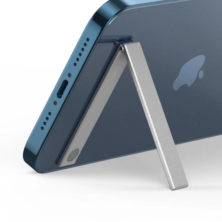 

New Trending Aluminum Adjustable L Shape Desk Tablet Phone Stand, Black and silver