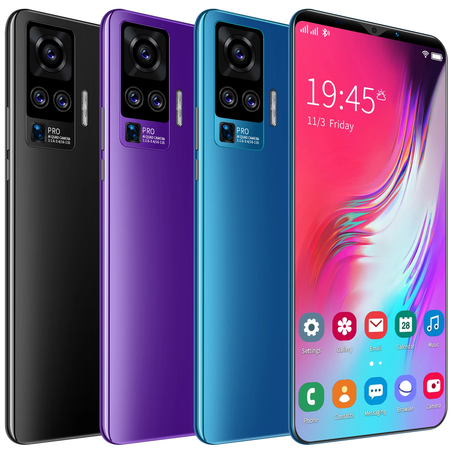 

The new listing game smartphone mobile phone android 4 g Wholesalesmart Phones, Purple, red, blue