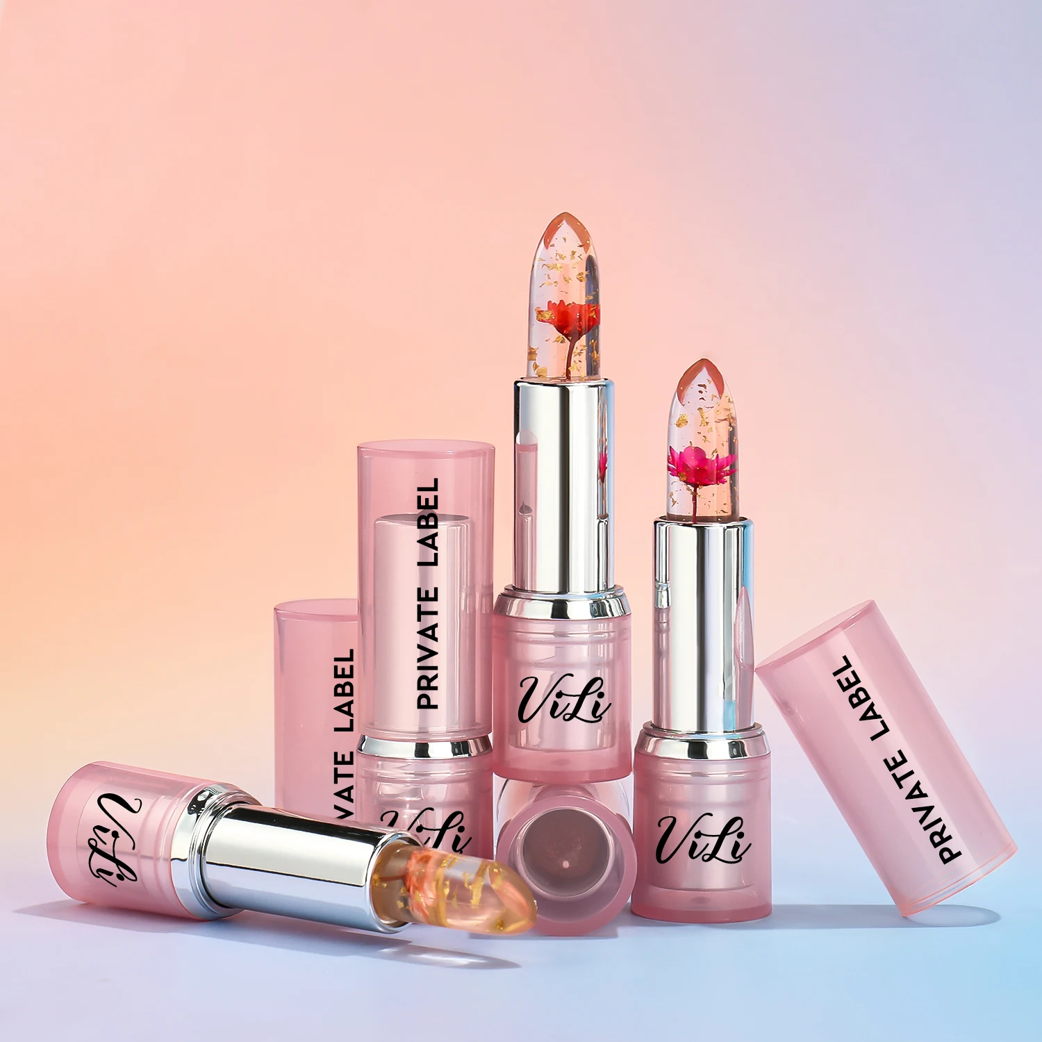 Vegan Clear Temperature Change Waterproof Lipstick