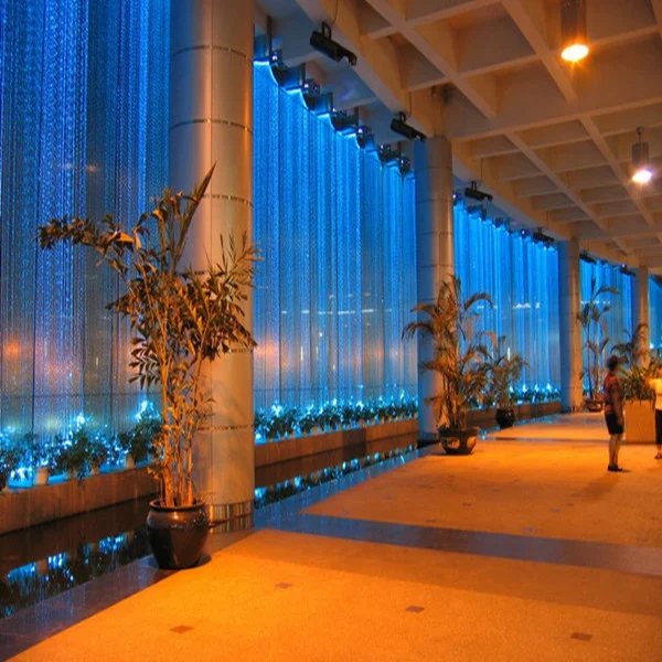 

Free shipping 1.0mm sparkle waterfall fiber curtain light with rgb color changeable 2m *2m