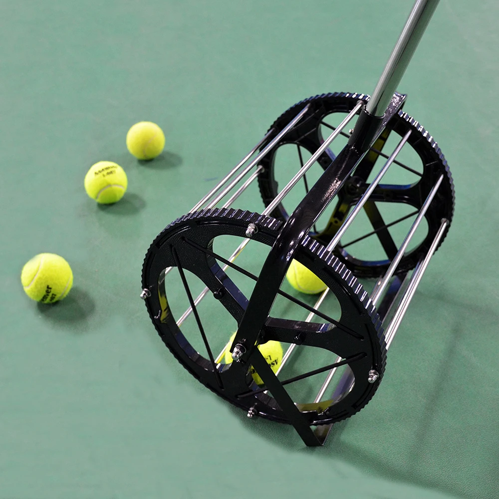 
ASENVER automatically tennis ball collector professional ball receiver pick up training equipment multi-ball frame 