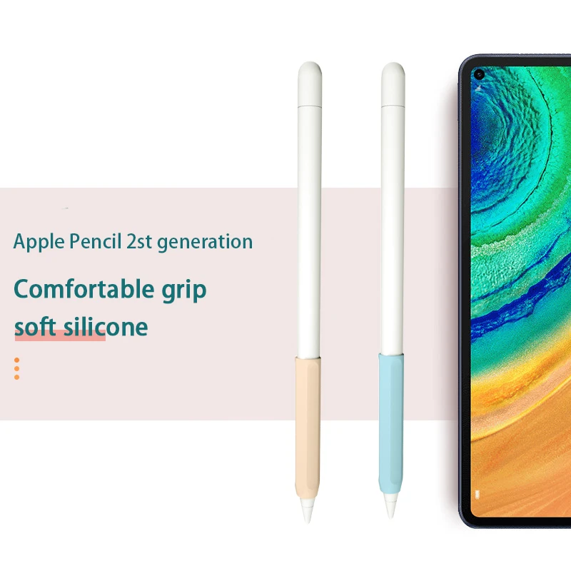 

New colorful Soft silicone Pencil grip For Apple Pencil 2, Multi color