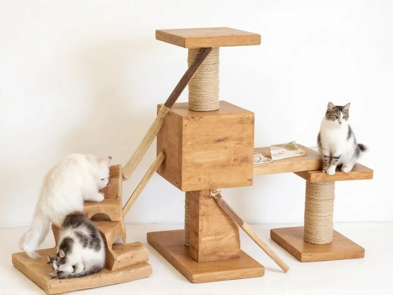 diy cat tower