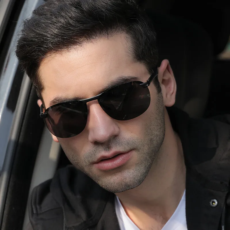 

Polarized Mens Sun Glasses Wholesale 2021 Man Shades Custom Rimless Sunglasses