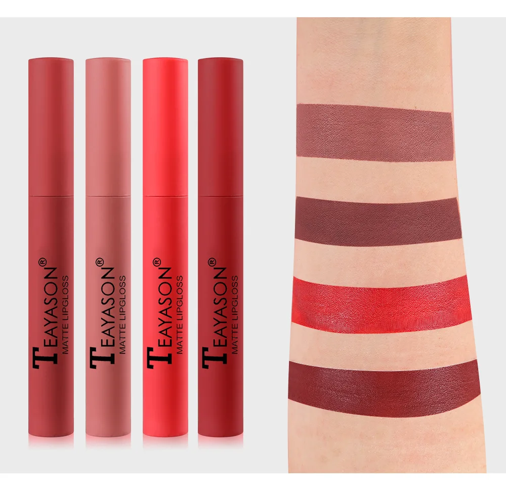 

Popular lipstick set 4-color matte liquid lipstick private label wholesale lipstick