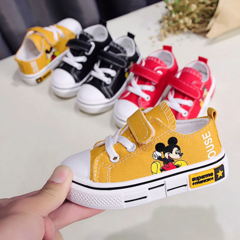 

Children's Canvas Shoes Spring New 2021 NewCartoon Girls' Shoes Students' Casual Shoes Boys' Shoes Sneakers