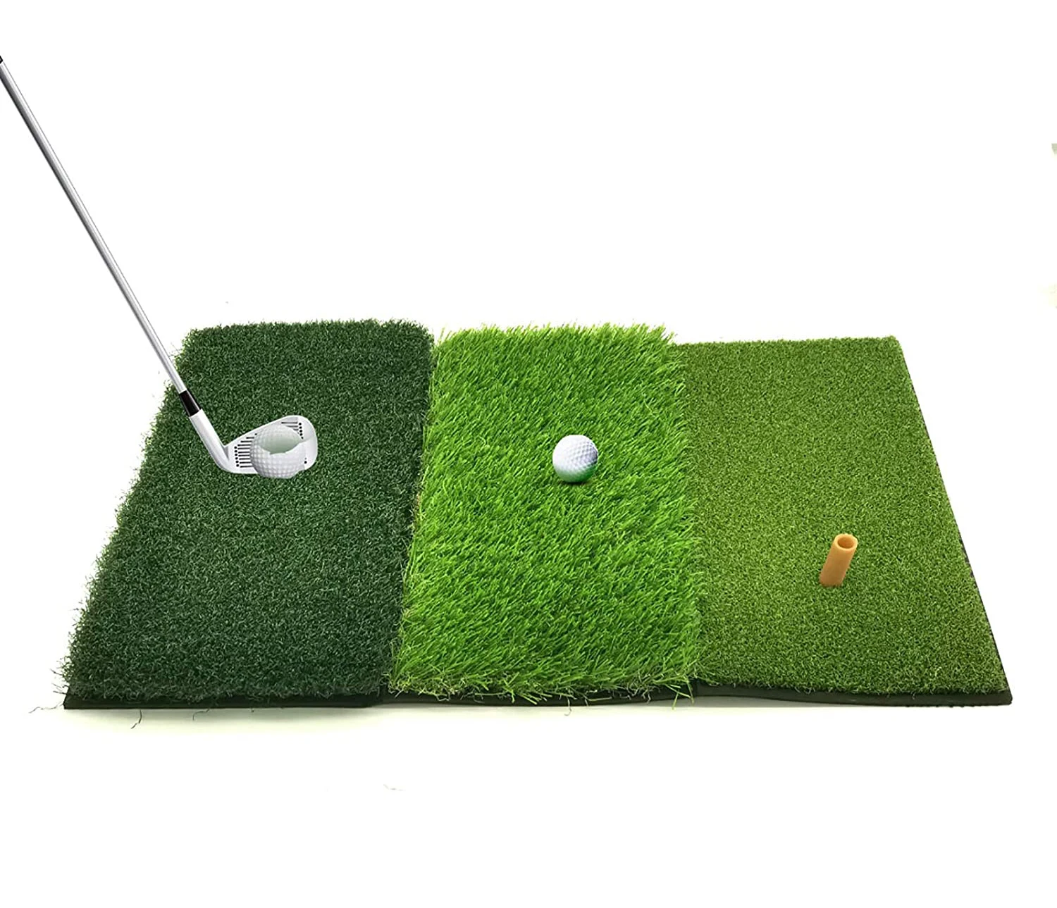 

Golf Mat Practice Hitting Mat Nylon Grass Rubber Golf Ball Tee Indoor Outdoor Mat Golf Training Aids Accessories