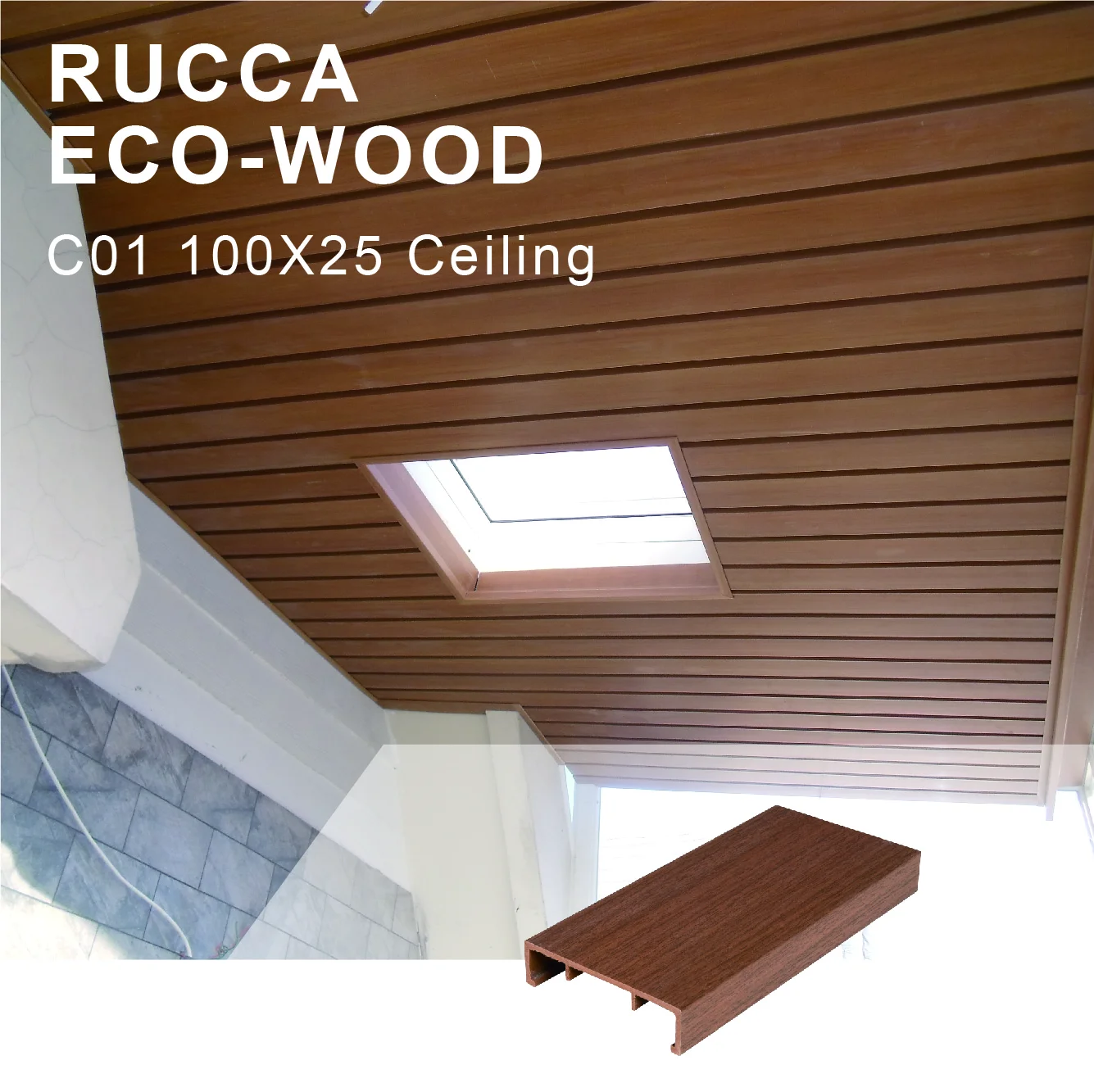 Foshan Ruccawood Wpc Indoor Decorative Suspended Ceiling Panel Pvc False Ceiling Panel Design For Living Room Bathroom 100 25mm Buy False