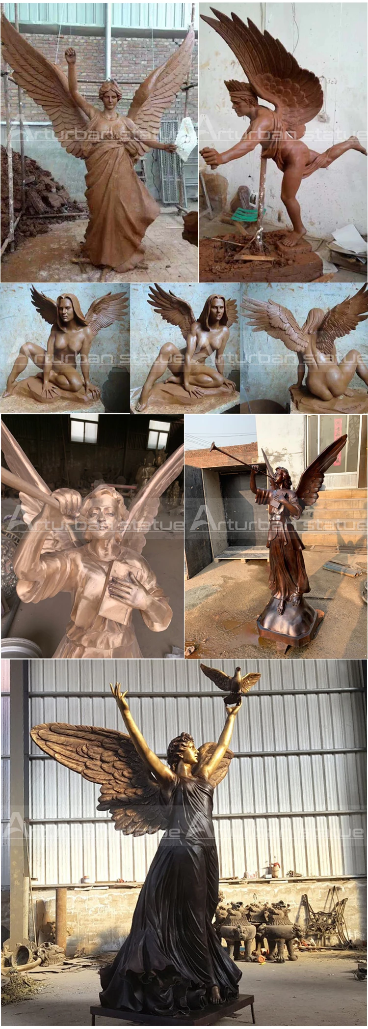 lady statue playing guitar