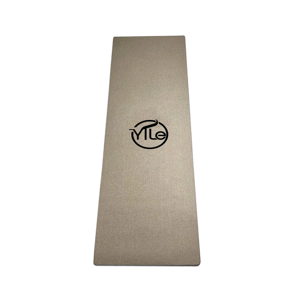 

Organic hemp custom natural rubber jute eco friendly Flax linen yoga mat manufacturer, Customized