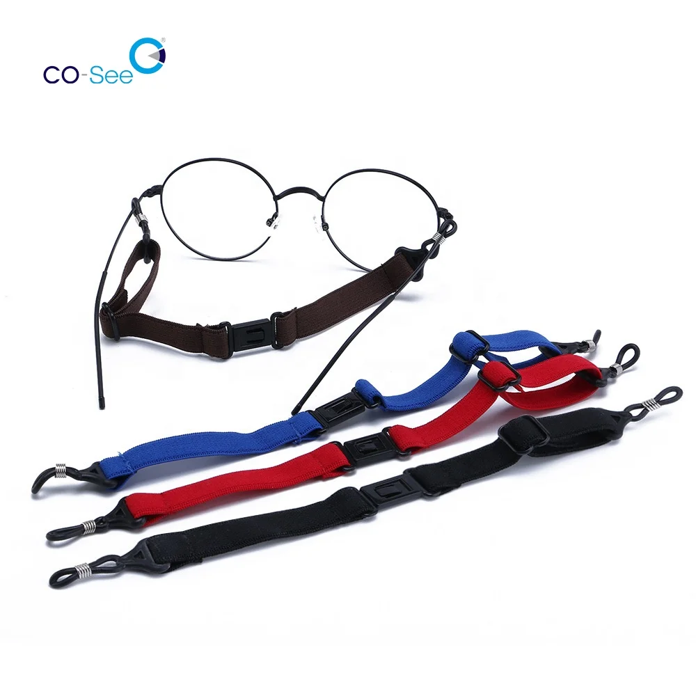 

Adjustable Elastic Sports Eyeglasses Strap Holder Anti-Slippery Glasses Cord Retainer