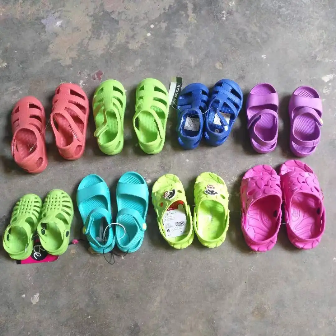 
stock lot shoes flip flops child sandal custom kids beach slippers flip flops wholesale 