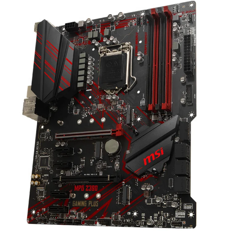 

MSI MPG Z390 GAMING PLUS gaming board motherboard supports Intel 9th generation CPU 9600K / 9700K / 9900K Intel Z390 / LGA 1151