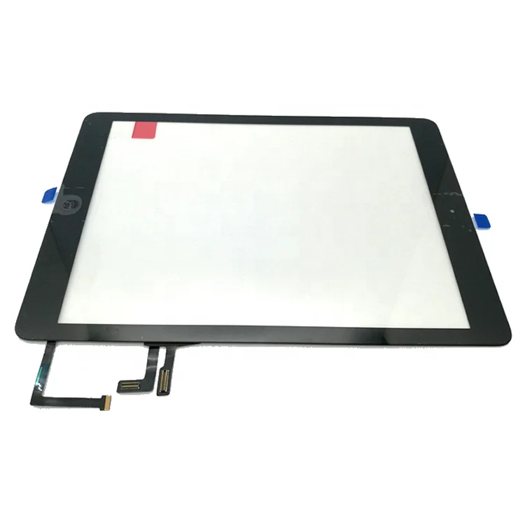 

Replacement Original Quality Touch Screen Glass Digitizer For iPad air A1474 A1475 A1476 Gold Film touch screen panel, Black white