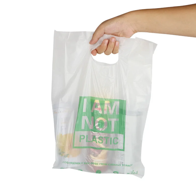 Biodegradable Corn Plastic Bag / Plastic Carry Bags / Food Packaging
