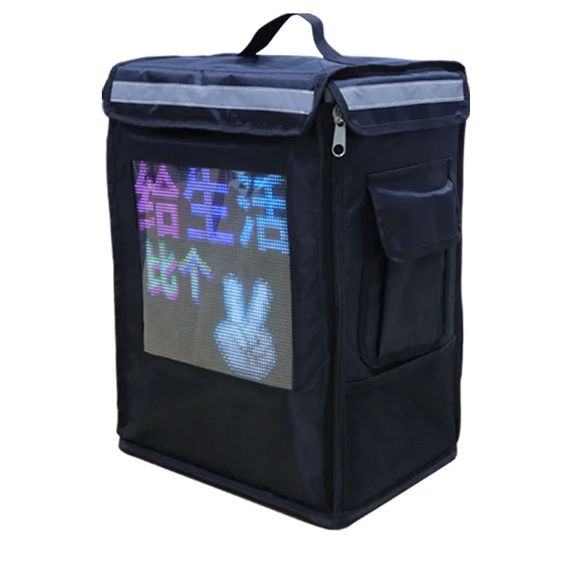 

Led Boards bag Large Capacity Delivery box Backpack Take Out Service With Good Quality Insulated Layer, Black, red, blue, green, orange