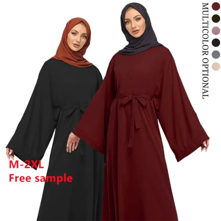 

Modern Fashion Clothing Dubai Long Satin Dresses Ladies Abayas Kaftan Hijab Women Islamic Muslims Dress Abaya, Picture