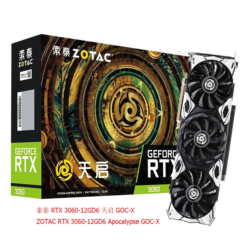 

Hot sell and high quality zotac rtx 3060 3070 3080 12g d6 oc desktop computer graphics card