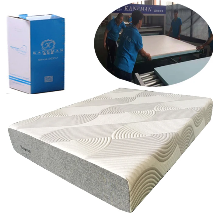 

Kaneman best seller 10 inch queen size roll in a box memory foam mattress
