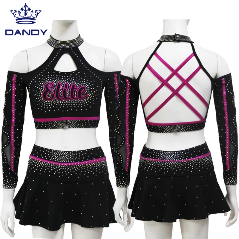 

OEM Fabric Girls Youth Wholesale Cheerleading Uniforms Design Cheerleaders All Star Cheer Outfits, Custom color cheerleading uniforms