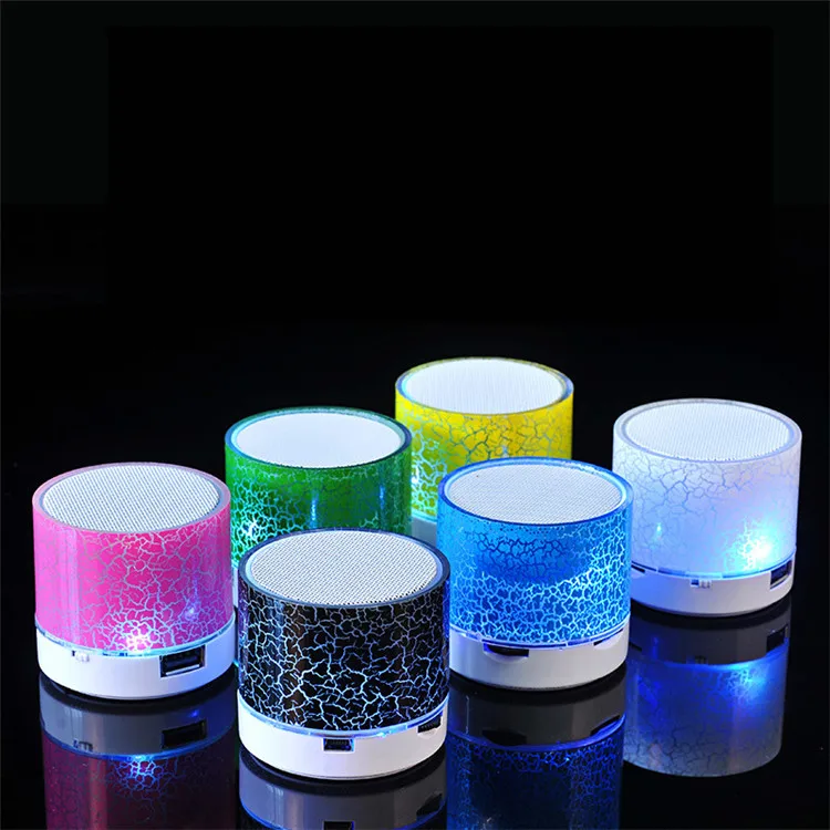 

Wholesale Portable Mini Smart Bt Outdoor Colorful Wireless Stereo Bluetooths Speaker With Led Light, Gold,black,rose gold