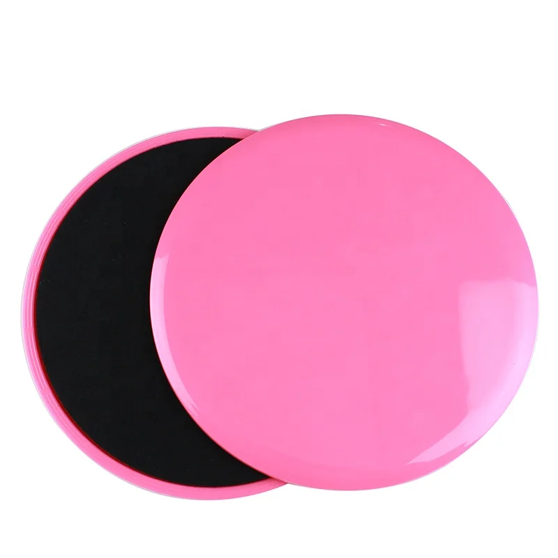 

New Gliding Discs Dual Sided Sliders Exercise Fitness Equipment Home and Gym Fitness Equipment for Abs and Body Exercises, Red, blue, black, yellow, pink, purple and custom