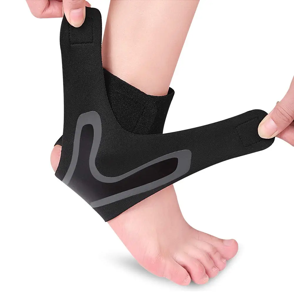 

Neoprene Breathable Adjustable Ankle Brace Ankle Support for Sprained Ankle, Plantar Fasciitis & Achilles Tendons, Black