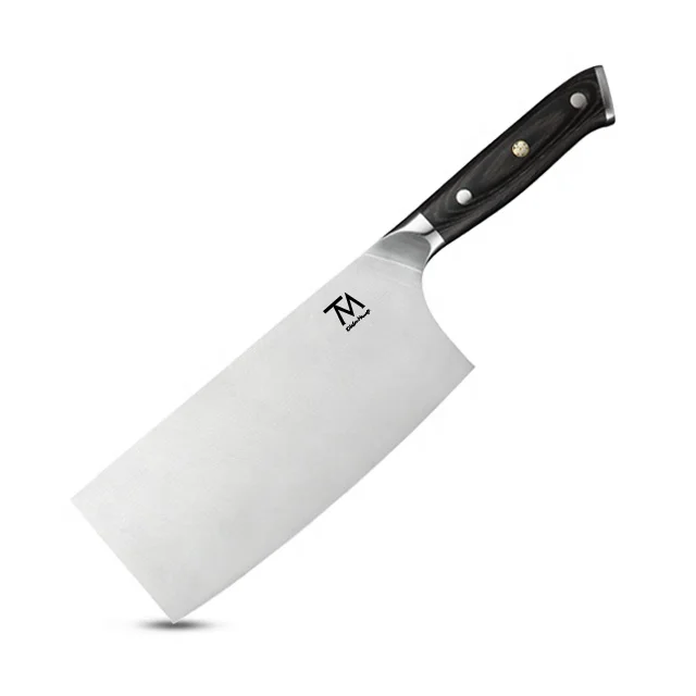 

7 Inch Professional Stainless Steel Chef Kitchen Cleaver Knife Wholesale Chinese Cutting Cooking Cleaver Knife