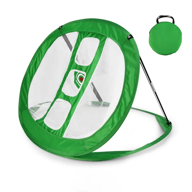 

Pop Up Golf Chipping Net Indoor Outdoor Target Net Collapsible Portable Golf Hitting Net Backyard Driving and Swing