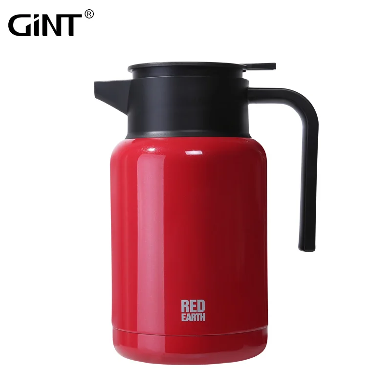 

GiNT 1.6L Amazon Hot Selling Vacuum Flask Portable Handled Stainless Steel Coffee Pot with Great Quality, Customized colors acceptable